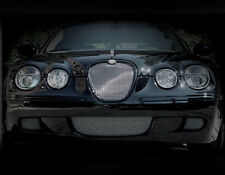 Jaguar S-type 3 Pcs Lower Bumper Mesh Grille 2008 Models Bright Stainless