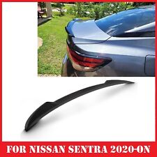 Glossy Black Rear Spoiler Wing Compatible For Nissan Sentra 2020-2024 Trunk Lid