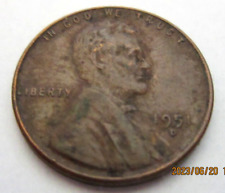 1951d Lincoln Wheat Penny D Mint Mark.one Cent Coin Rim Error L In Liberty