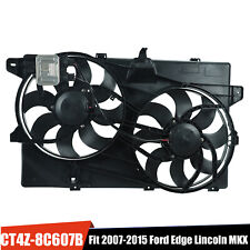 Radiator Condenser Cooling Fan For 2007-2015 Ford Edge Lincoln Mkx 7t4z8c607a