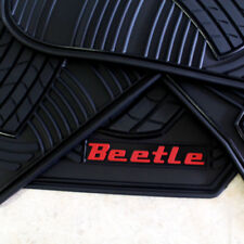 Floor Mats Set Of All Weather Oem Volkswagen Beetle 2012-2019 Red Letter