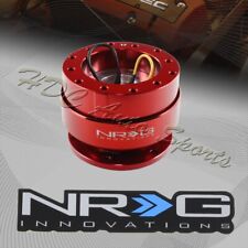 Nrg Red Aluminum Ball Lock 6-hole Steering Wheel Gen 2.0 Quick Release Adapter