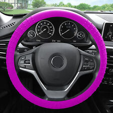 Nibbed Silicone Steering Wheel Cover With Massaging Grip Fits 14.5 - 15.5