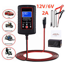 6v 12v Automatic Battery Charger Maintainer Motorcycle Trickle Float For Tender