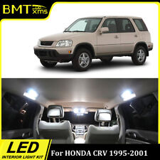 8x White Led Interior Lighting Blubs License Plate For Honda Crv Cr-v 1995-2001