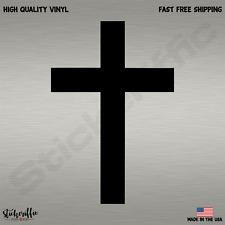 Holy Cross Religious Jesus Die Cut Car Decal Sticker-free Shipping