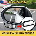 Universal Car Blind Spot Mirror Wide Angle Add-on Rear Side Large View Mirror