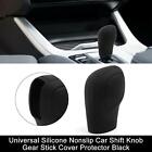 Universal Silicone Non-slip Car Shift Knob Gear Stick Cover Protector Black