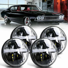 Dot 5-34 5.75 80w Led Hilo Drl Headlights For Chevy Impala Bel Air El Camino