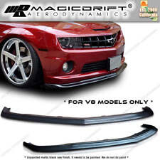 For 10-13 Chevy Camaro Ss V8 Only Slp Style Front Bumper Chin Spoiler Lip Kit
