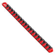 Ernst 8401m 18 Magnetic Socket Organizer With 18 Twist Lock Clips - Red - 38