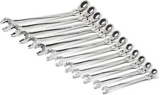 Gearwrench 85288 12-piece Metric Xl X-beam Flex Combo Ratcheting Wrench Set