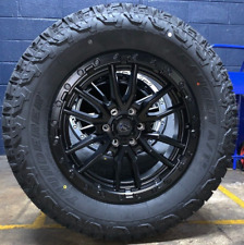 4 20x9 Fuel Rebel D679 Black Wheels 35125020 35 At Tires 5x5.5 Dodge Ram 1500
