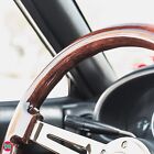 Viilante 2 Dish 6-hole Steering Wheel Walnut Wood Grain Gold Chrome Fits Momo
