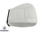 1999-2004 Ford Mustang Saleen S281 V8 Gt -driver Bottom Leather Seat Cover White