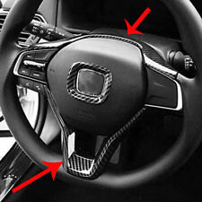 Interior Carbon Fiber Steering Wheel Frame Cover Trim For Honda Accord 18-2021