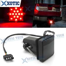 2 Smoked Truck Tow Hitch Receiver Cover Led Brake Light For Ridgeline Frontier