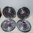 Set Of 4 1966 Buick Special 14 Inch Spinner Hubcap Wheel Cover
