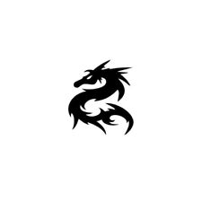 New Dragon Vinyl Decal Car Window Water Bottles Pick Size Color