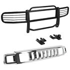For Hummer H3 2006 2007 2008 2009 2010 Brush Bumper Guard W Chrome Grille