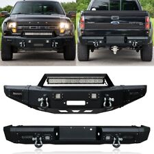 Front Rear Bumper Fits 2010-2014 Ford F150 Raptor Svt With Winch Seat And Spotli