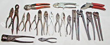 Lot Of 20 Various Hand Tools 7 Vintage Nippers 13 Various Types Of Pliers