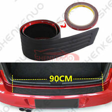 Car Rear Bumper Guard Rubber Protector Cover Sill Plate Trunk Pad Trim 90x8cm