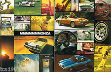 1977 Chevy Monza Brochure Catalog Spyder 22 Hatchback Towne Coupe