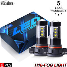 5202h16 Led Fog Lights 6000k 2 Bulbs For Chevy Silverado 1500 2500 Hd 2007-2015