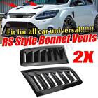 Bonnet Hood Vent Louver Scoop Cover Air Flow Intake Sticker For Ford Focus Rs St