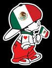 Mexican Boy Decal Mexico Flag Decal Car Window Vinyl Sticker Monito Mexicano