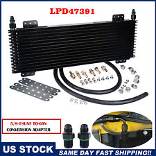 New Automatic Transmission Oil Cooler Max Heavy Duty 40000 Gvw 6an Fittings