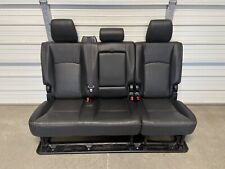 2010-2022 Dodge Ram 2500 3500 Mega Cab Black Leather Split Bench Rear Seat Seats