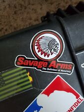Custom Savage Arms Chief Skull Sticker Decal Gun Rifle Car Truck Military