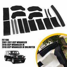Hard Top Kit Seal For Interior Accessories 2007-2018 Jeep Wrangler Jk 17-pack Eu