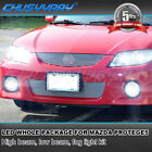 For Mazda Protege5 2002-03 6x 6000k Front Led Headlight Hilo Fog Light Bulbs