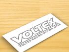 2x Silver Hallow Voltex Decal Gt Wing Vinyl Sticker For Brz Frs 350z 370z S2000