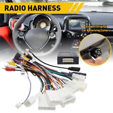 Upgraded Radio Stereo Car Wire Harness Cable Adapter Wcanbus Box For Toyota