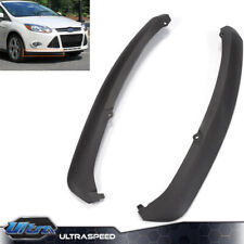 Fit For Ford Focus 2012-2014 Sedan 1pair Front Bumper Lower Trim Plates Lips