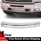 Chrome Steel Front Bumper Impact Face Bar For 2007-2013 Chevy Silverado 1500