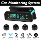 Wireless Solar Tpms Lcd Usb Car Tire Pressure Monitoring System 4external Sensor