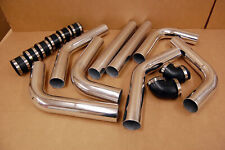 3-76mm-polished-bead-aluminum-intercooler-pipe-kit-black-hose-clamp-universal