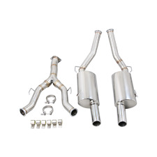 Cxracing 3 Stainless Catback For 85-92 Mazda Rx-7 Rx7 Dual