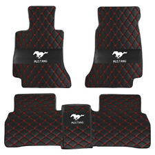 Fit For Ford Mustang Coupe Convertible Waterproof Car Floor Mats Custom Luxury