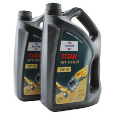 Fuchs 10 Liter Titan Gt1 Flex 23 Sae 5w-30 Acea C2c3 Engine Oil 2 X 5l