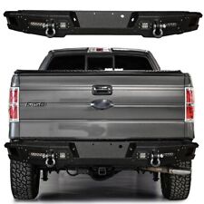 Vijay For 2009-2014 12th Gen Ford F150 New Rear Bumper With D-rings And Lights