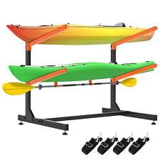 Freestanding Kayak Racks Heavy Duty Adjustable Weatherproof Kayaks Canoes Sup