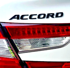 Honda Accord 2018-2022 Ex Ex-l Lx Sport Gloss Black Logo Nameplate Emblem Trunk