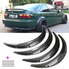 For Honda Civic Del Sol 35 Fender Flares Arches Widebody Mudguard Carbon Look