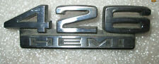 426 Hemi Emblem Badge Flag 1966 - 1967 Dodge Charger Coronet Rt Plymouth Gtx Oem